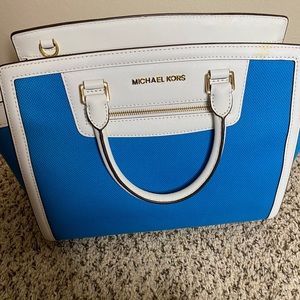 Michael Kors blue purse